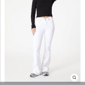 Dr.Denim white flared jeans